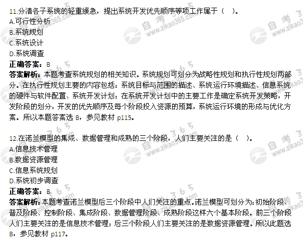 2012年4月自考《管理系統(tǒng)中計算機應用》試題及答案