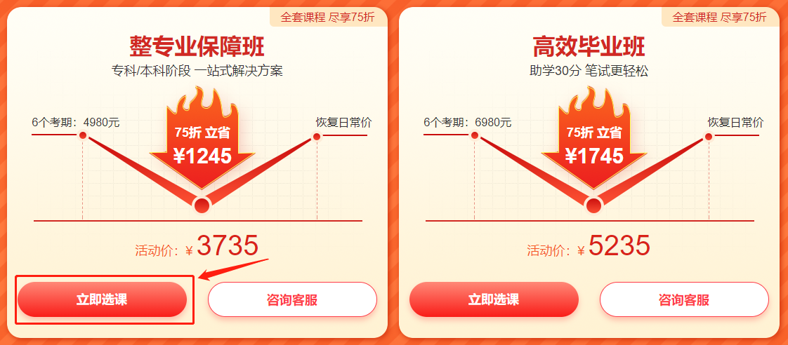 報名季活動購課流程